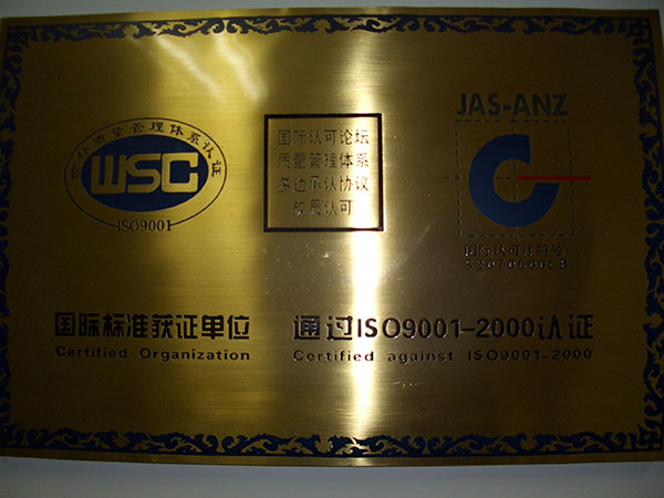 国产视频无码在线观看 ISO9001认证证书